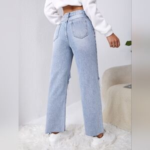 Boyfriend Jeans Raw Him Distressed